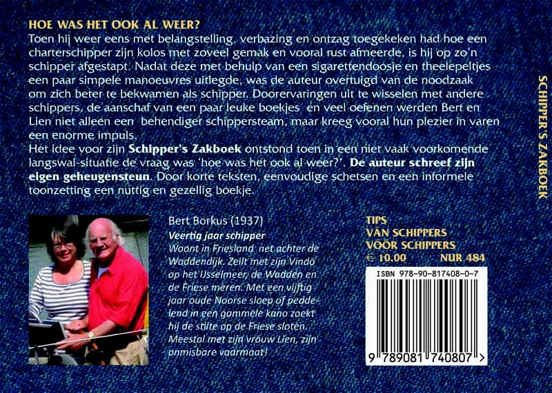 Schippers zakboek achterkant
