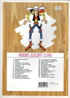 De zwarte heuvels / Lucky Luke / 21 achterkant