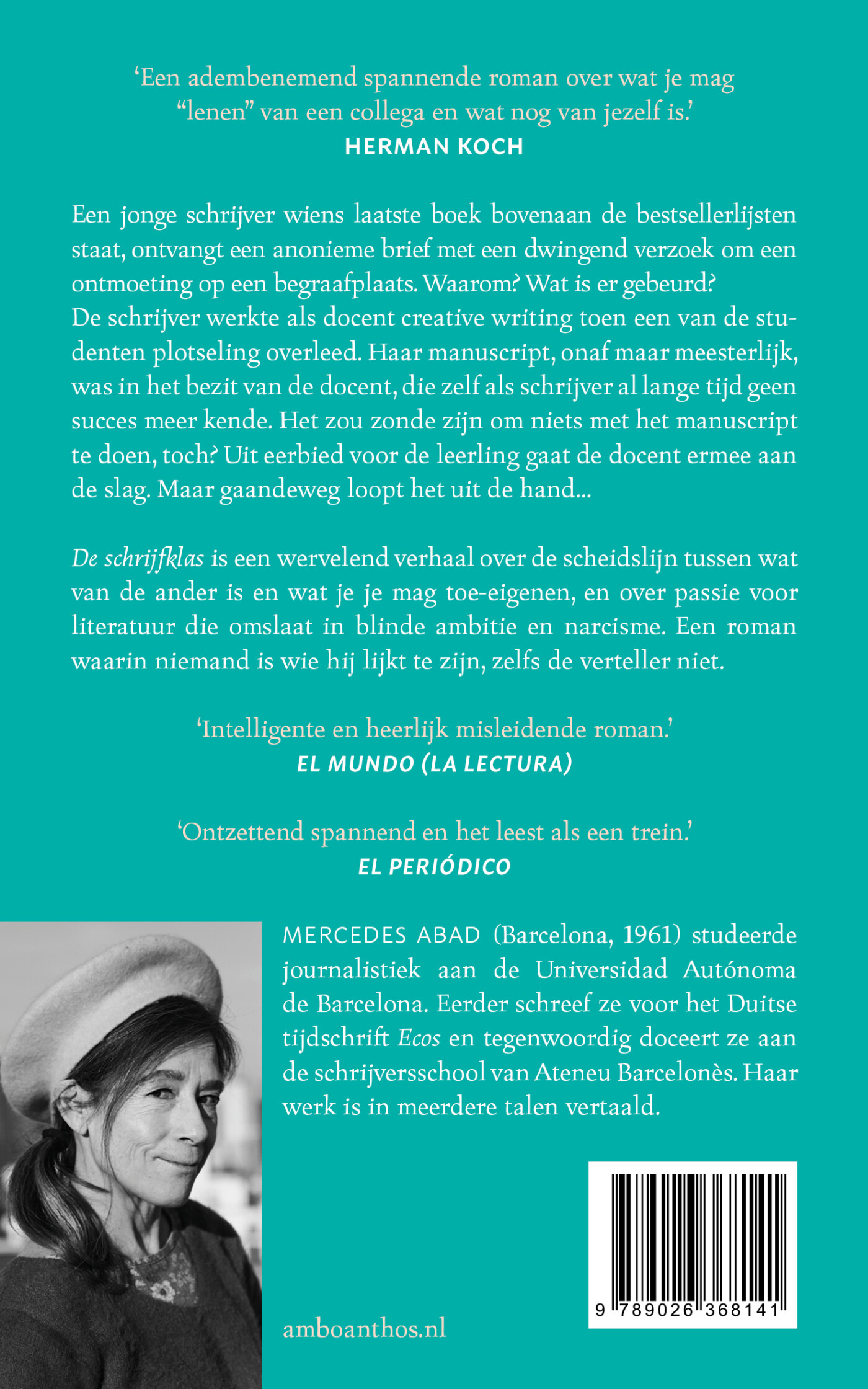 De schrijfklas achterkant