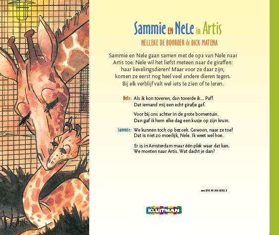 Sammie en Nele in Artis achterkant