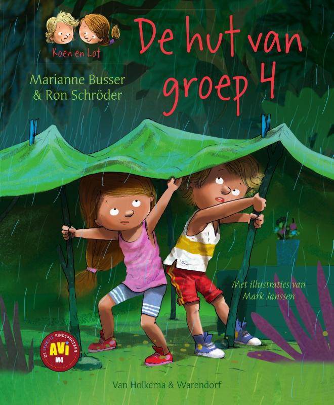 De hut van groep 4 / Koen en Lot / 7