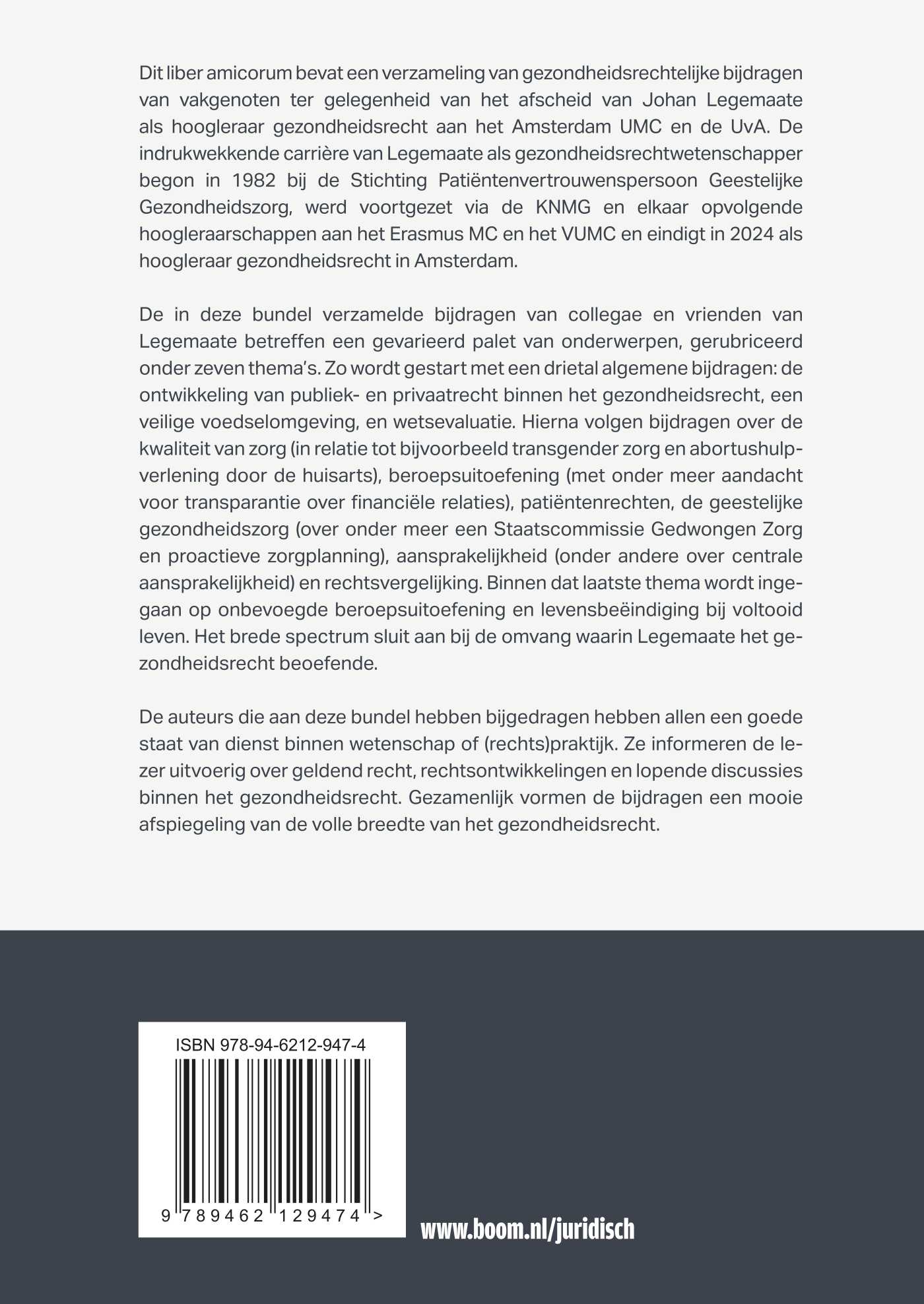 Goed gezondheidsrecht achterkant