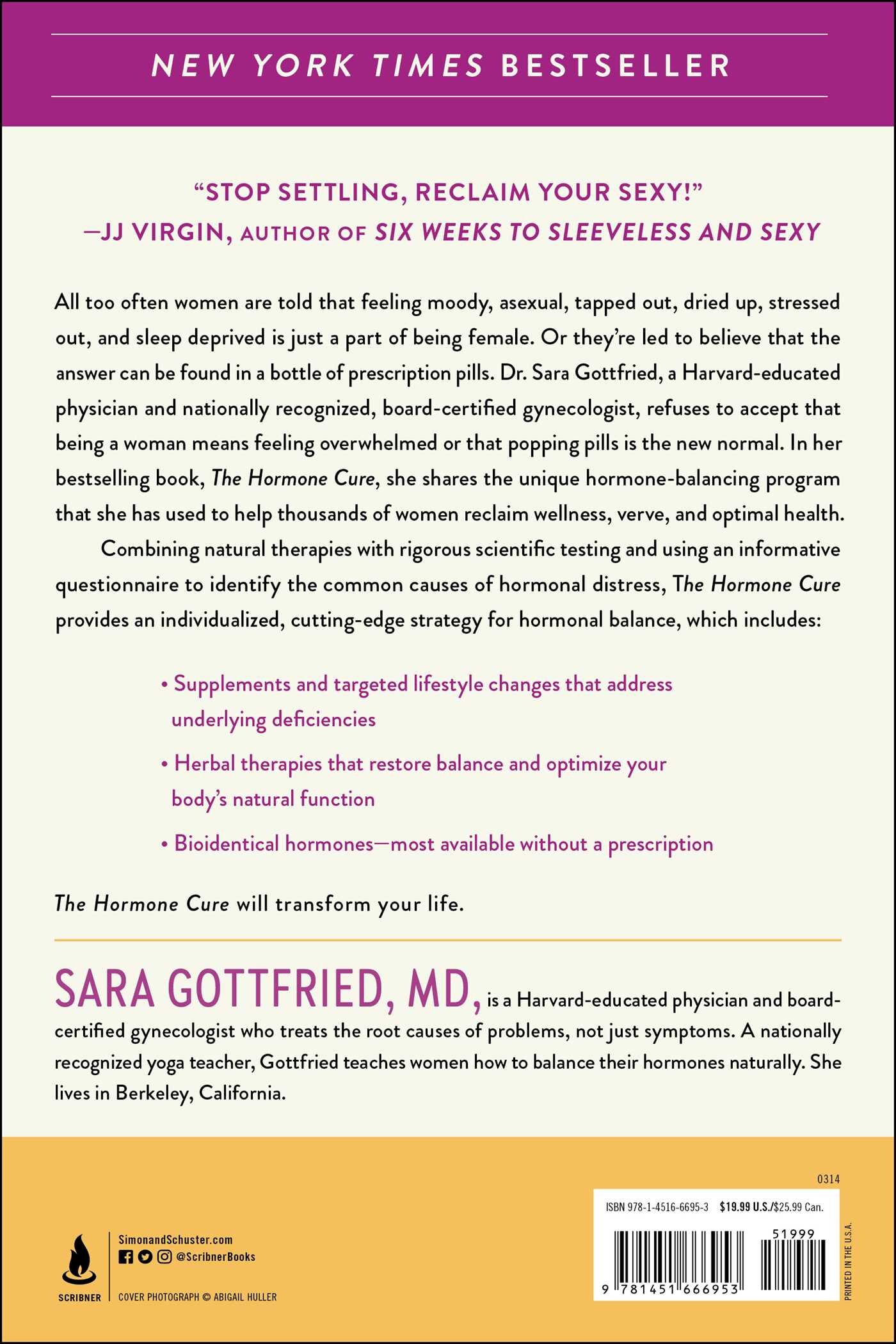The Hormone Cure achterkant