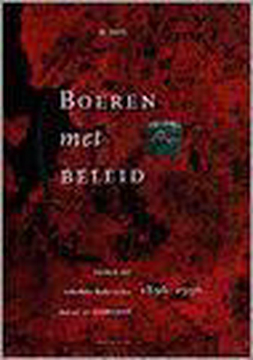 boekenbalie_9789056250041_cover Boeren met beleid / Katholiek Documentatie Centrum bronnen & studies / 27