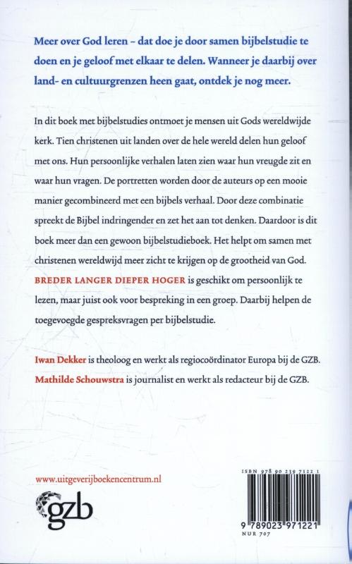 Breder langer dieper hoger achterkant