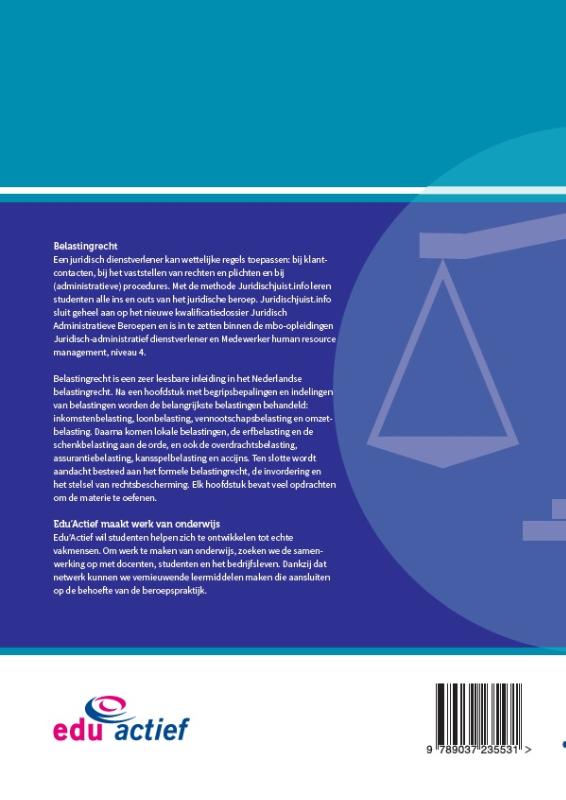 Belastingrecht Belastingrecht achterkant