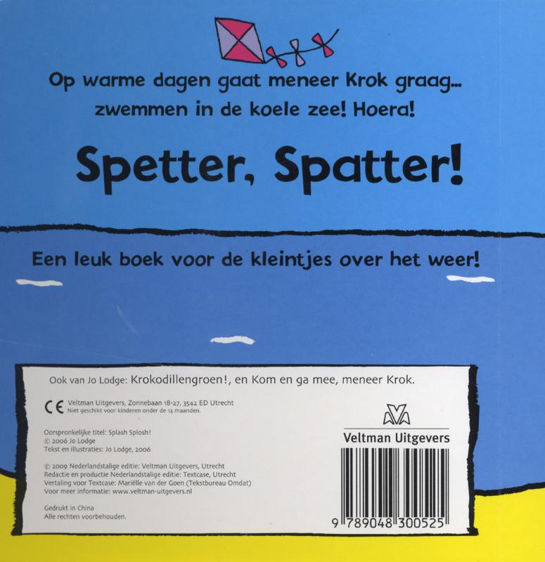 Spetter, spatter achterkant