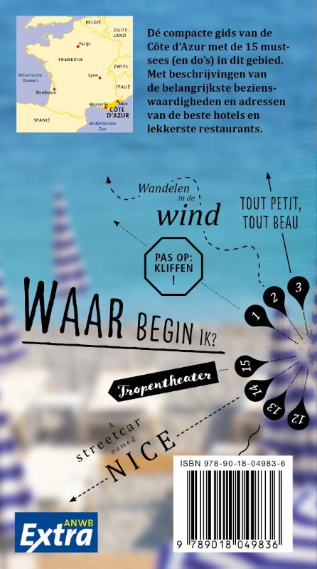 Côte d'Azur / ANWB Extra achterkant