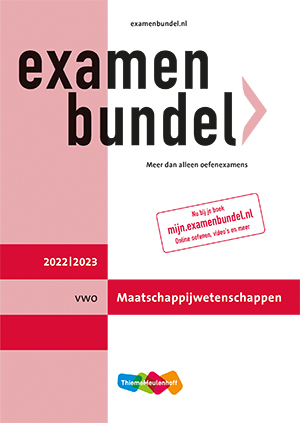 Examenbundel vwo Maatschappijwetenschappen 2022/2023