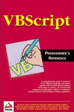 VBSCRIPT, PROGRAMMER'S REFEREN
