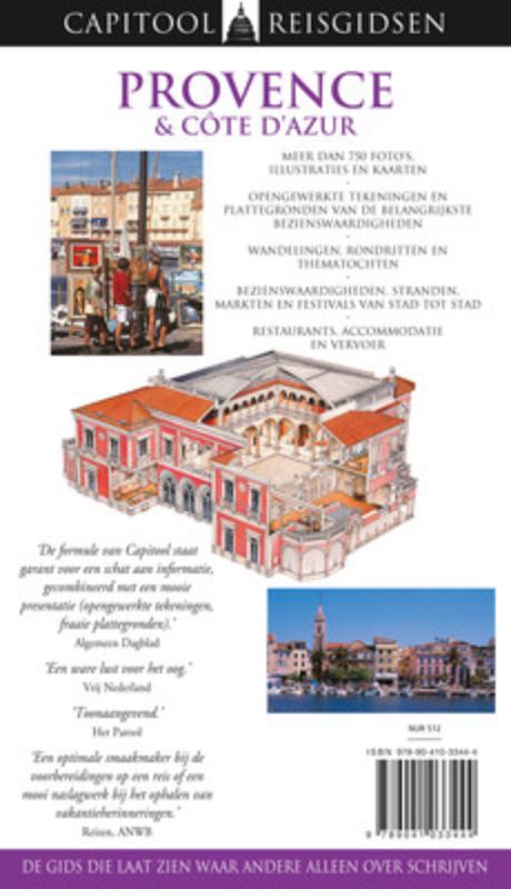 Provence en Côte d'Azur / Capitool reisgidsen achterkant