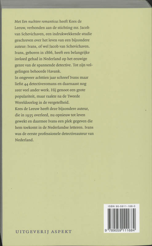 Een nuchtere romanticus Een nuchtere romanticus achterkant