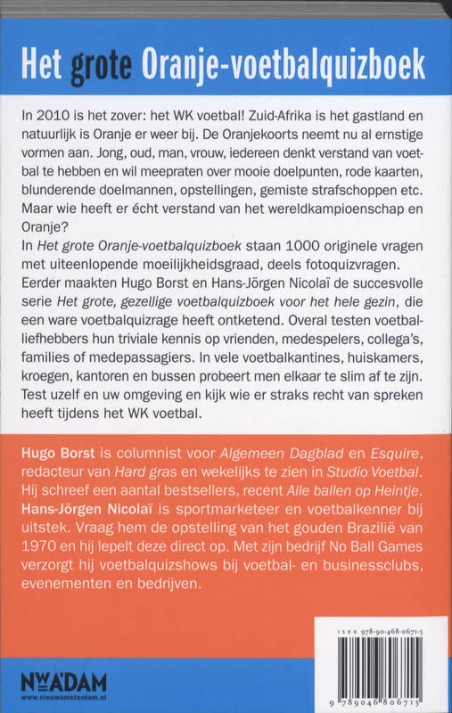 grote Oranje-voetbalquizboek achterkant