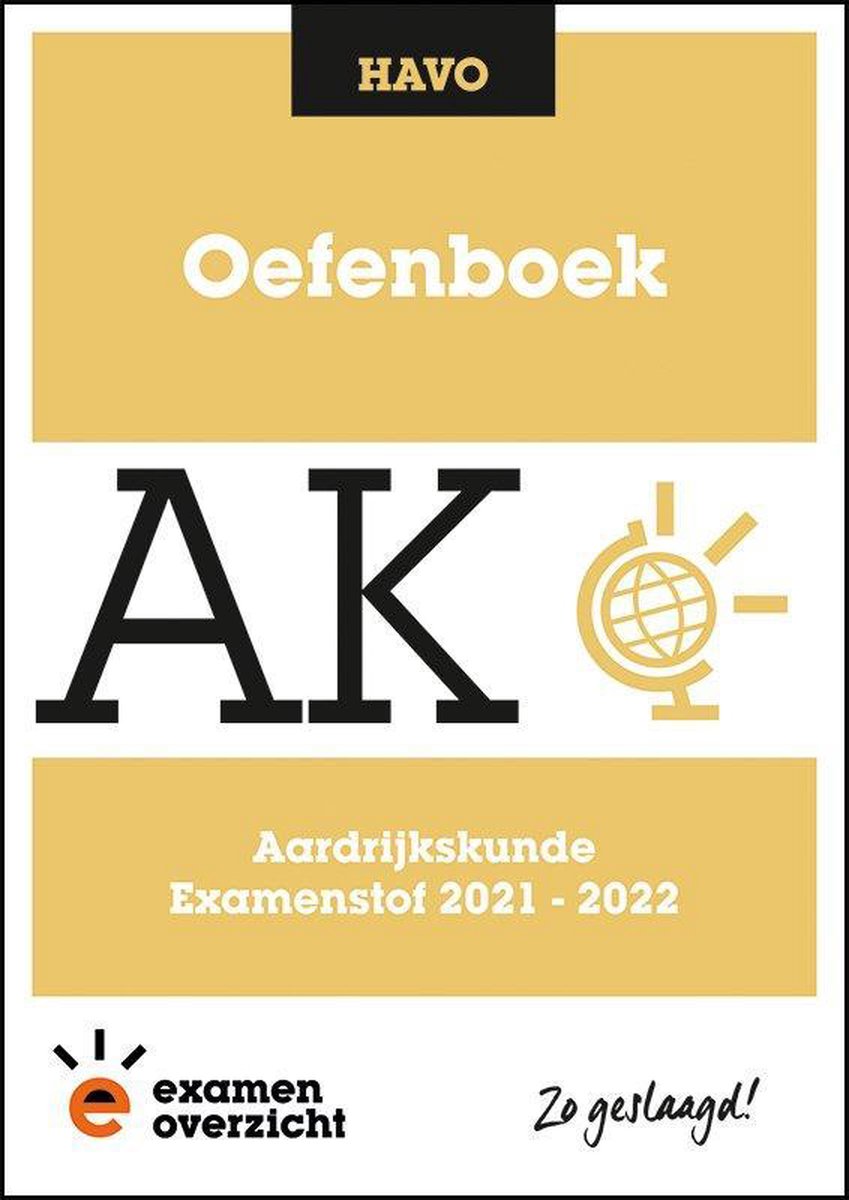 boekenbalie_9789493237261_cover ExamenOverzicht - Oefenboek Aardrijkskunde HAVO