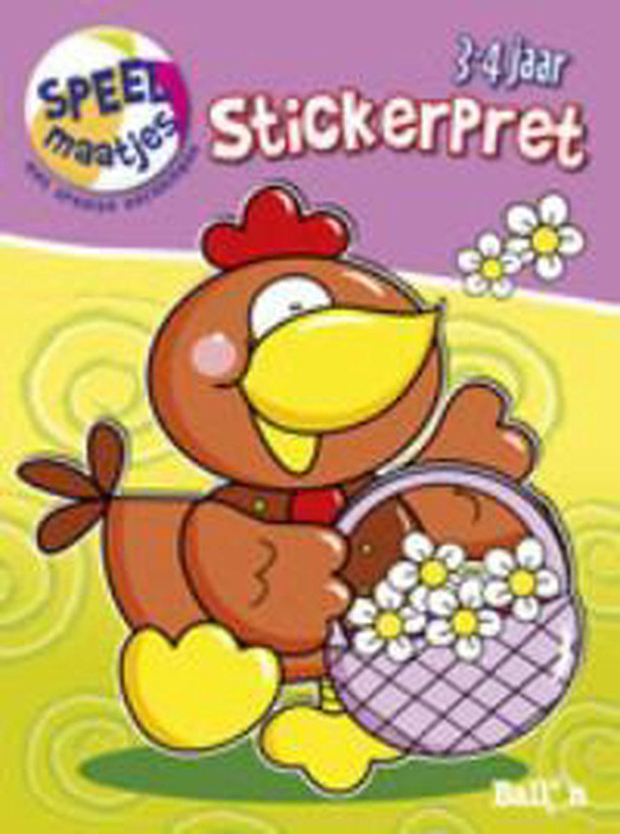 Stickerpret (3-4 jaar) kip