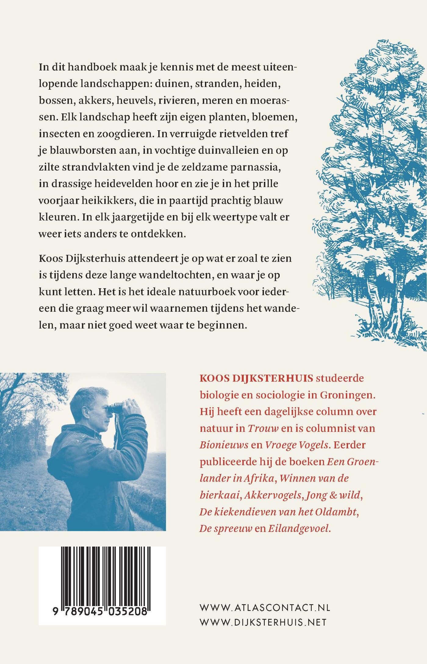 Handboek voor natuurwandelingen achterkant