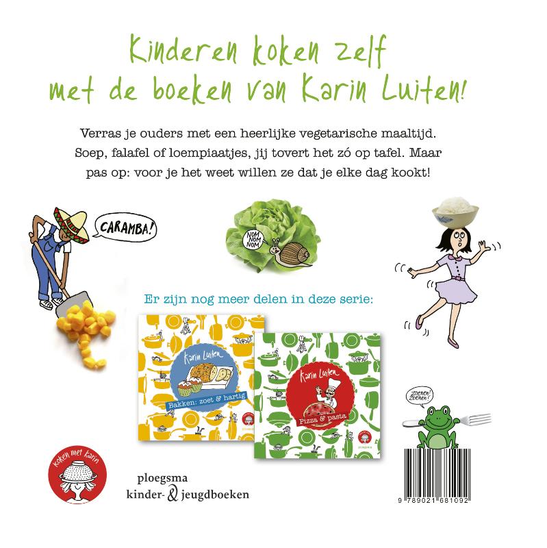 Vegetarisch / Koken met Karin achterkant