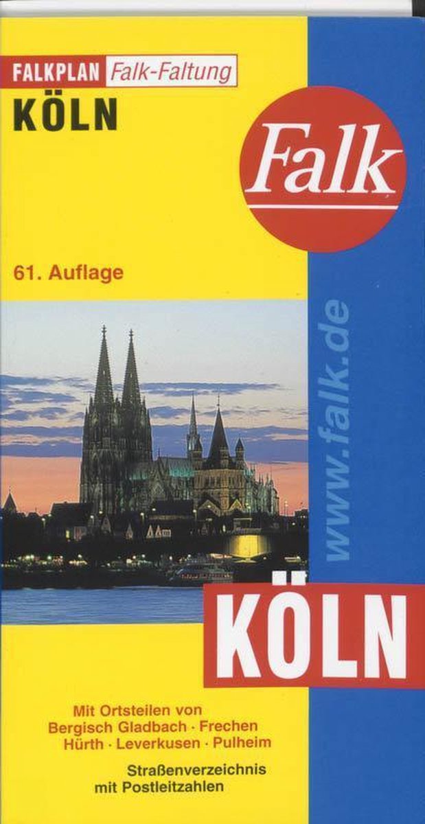 Falk Falkplan Falkfaltung Köln 1 : 23 000