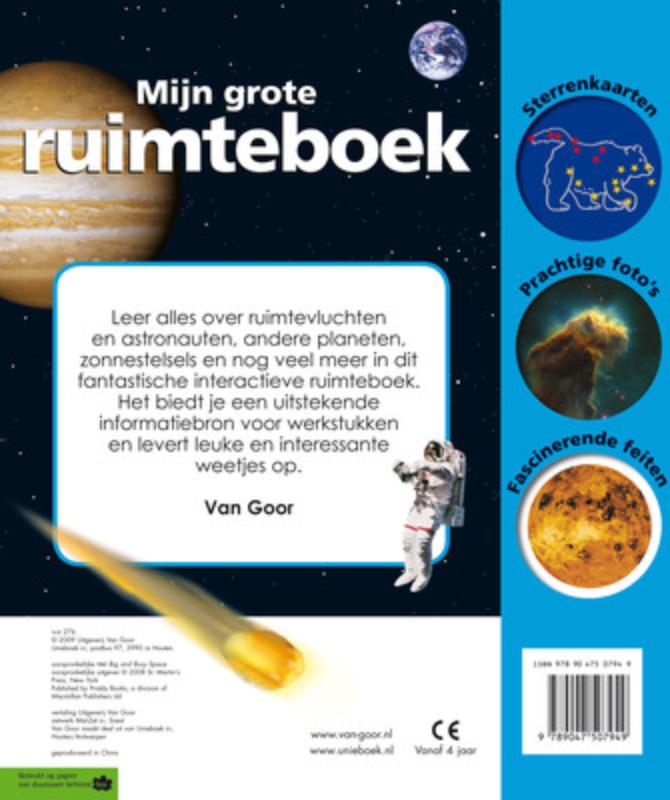 Mijn Grote Ruimteboek achterkant