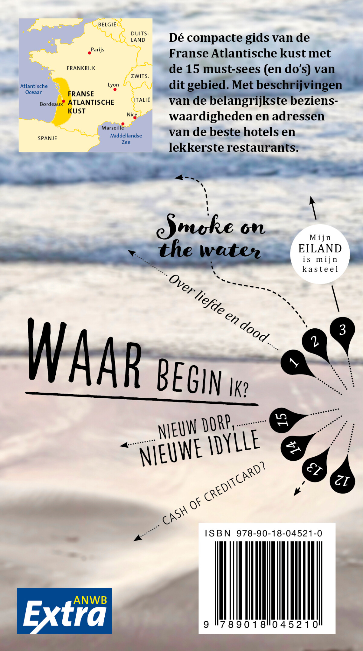 Franse Atlantische kust / ANWB Extra achterkant