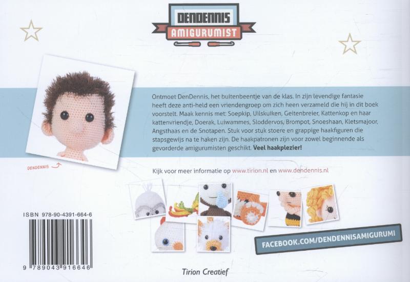 Van soepkip tot snotaap / Dendennis amigurumist Van soepkip tot snotaap / Dendennis amigurumist achterkant