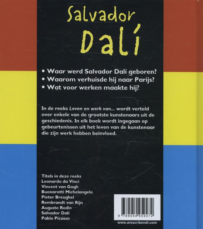 Salvador Dali / Het leven en werk van... achterkant
