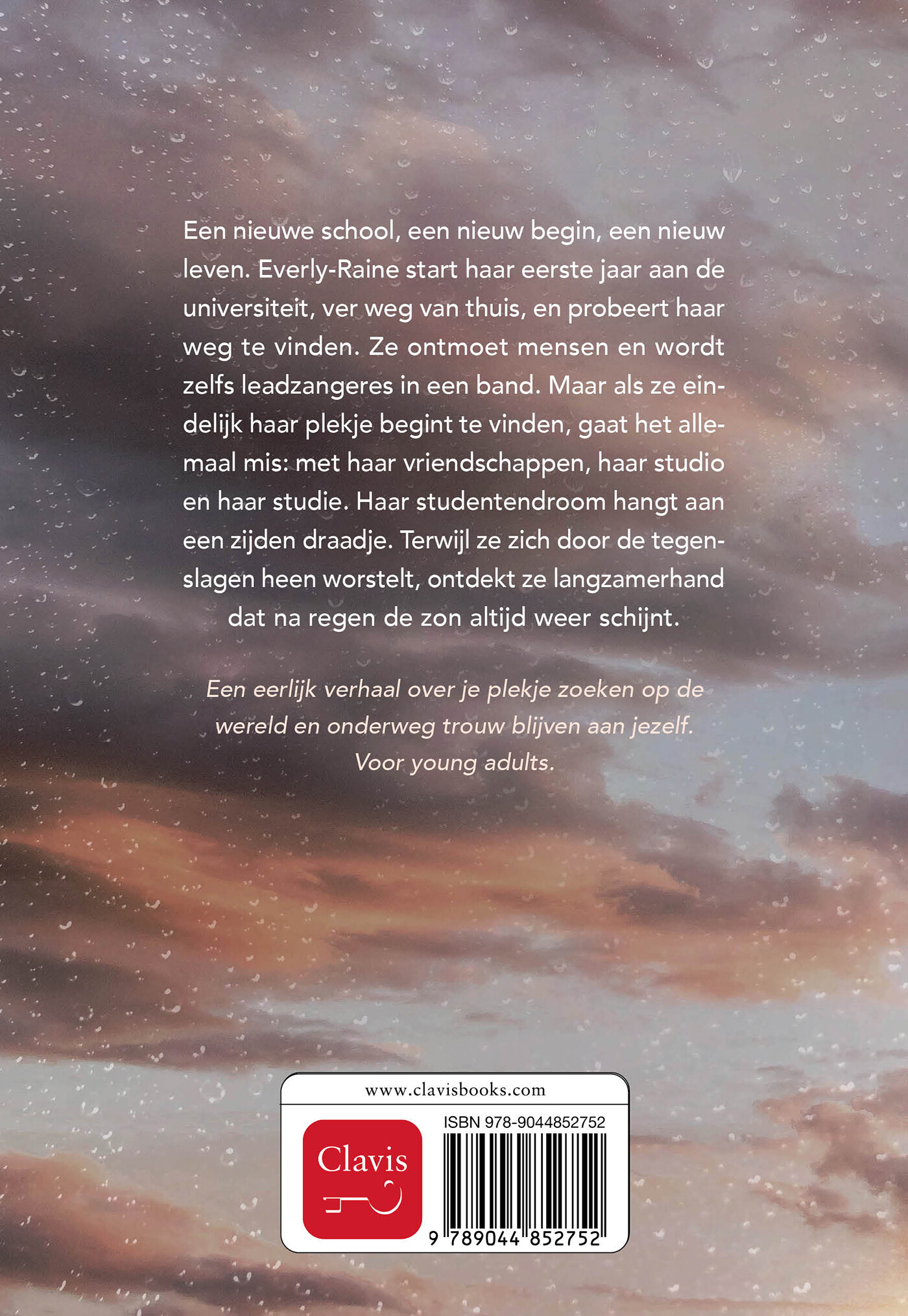 Voor altijd regen achterkant