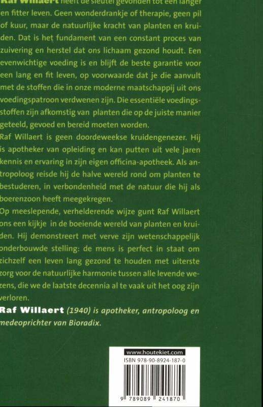 De plantenfluisteraar achterkant