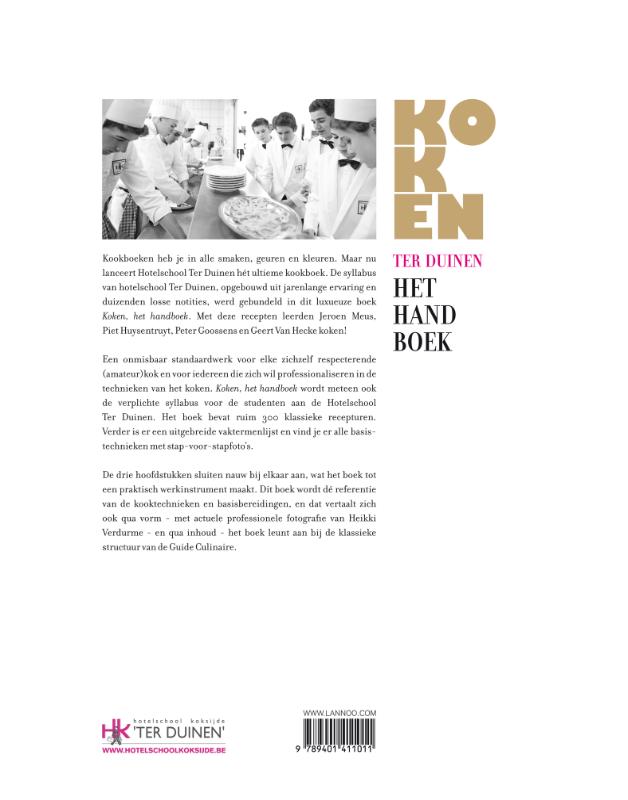 Koken - Het Ter Duinen Handboek achterkant