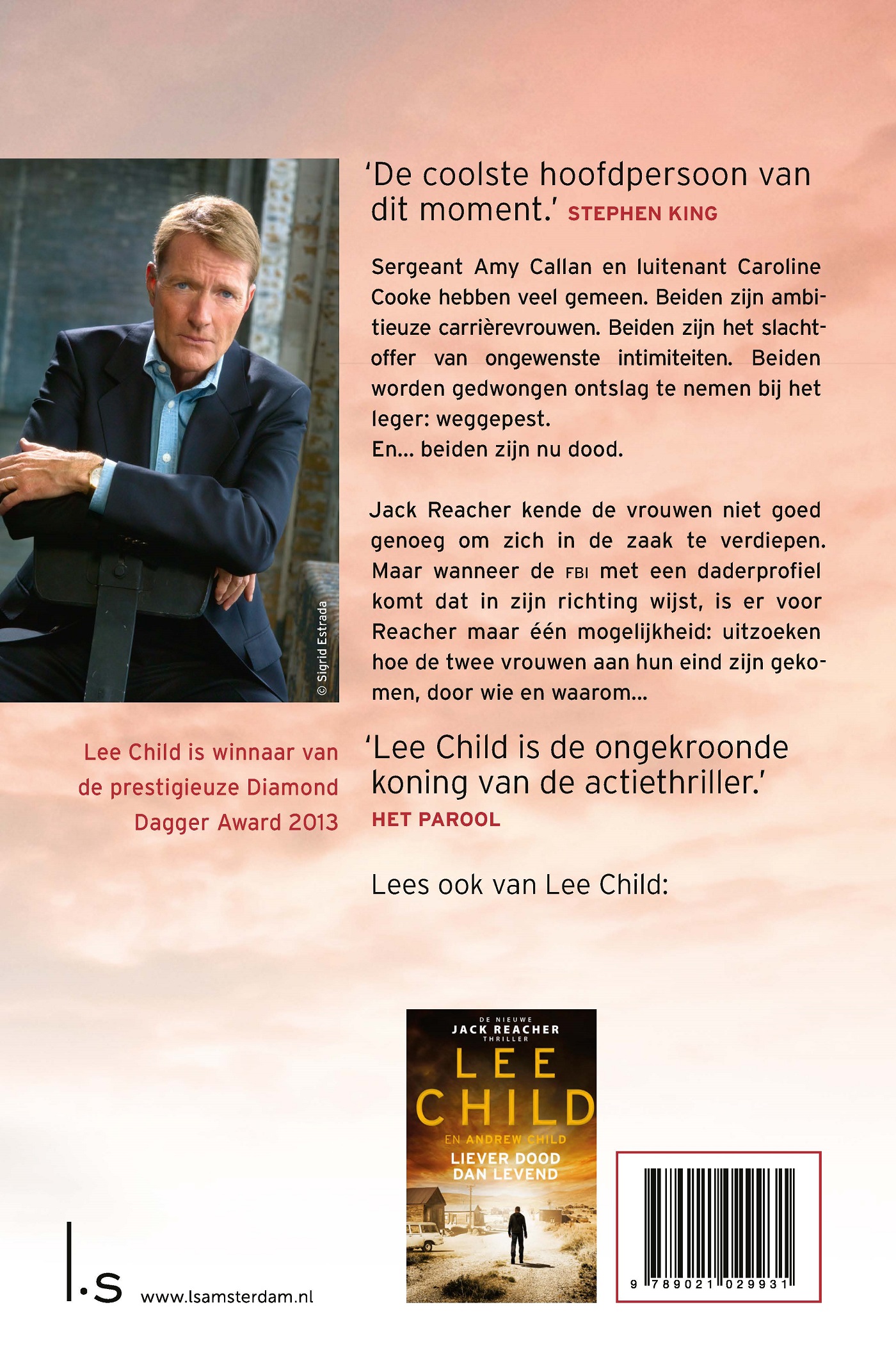 De bezoeker / Jack Reacher / 4 achterkant