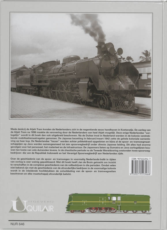 Het Indische spoor in oorlogstijd achterkant