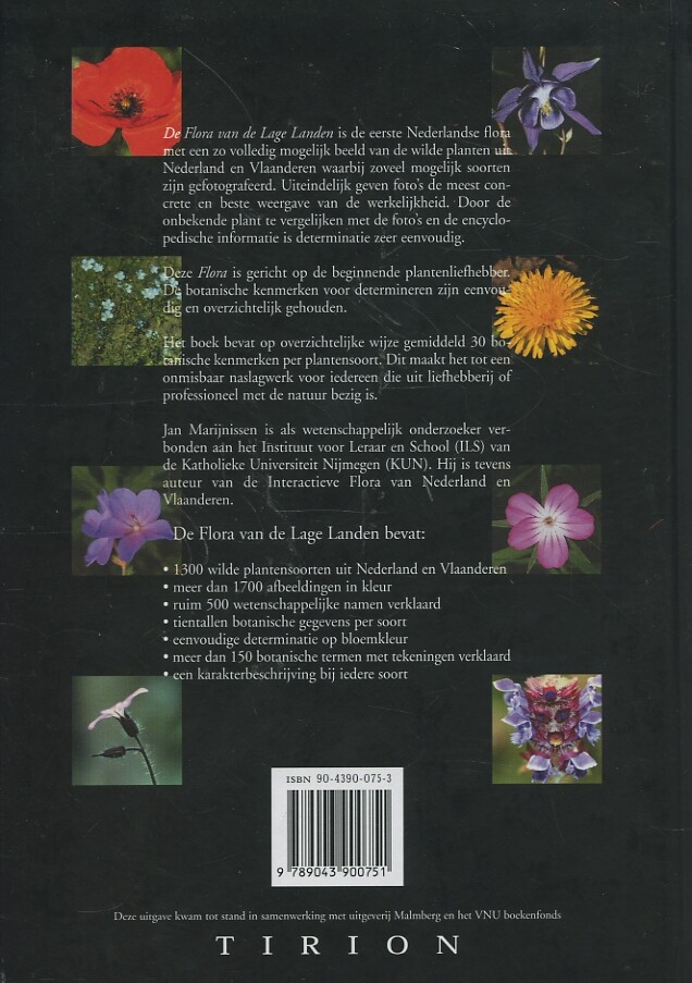 Flora van de lage landen achterkant