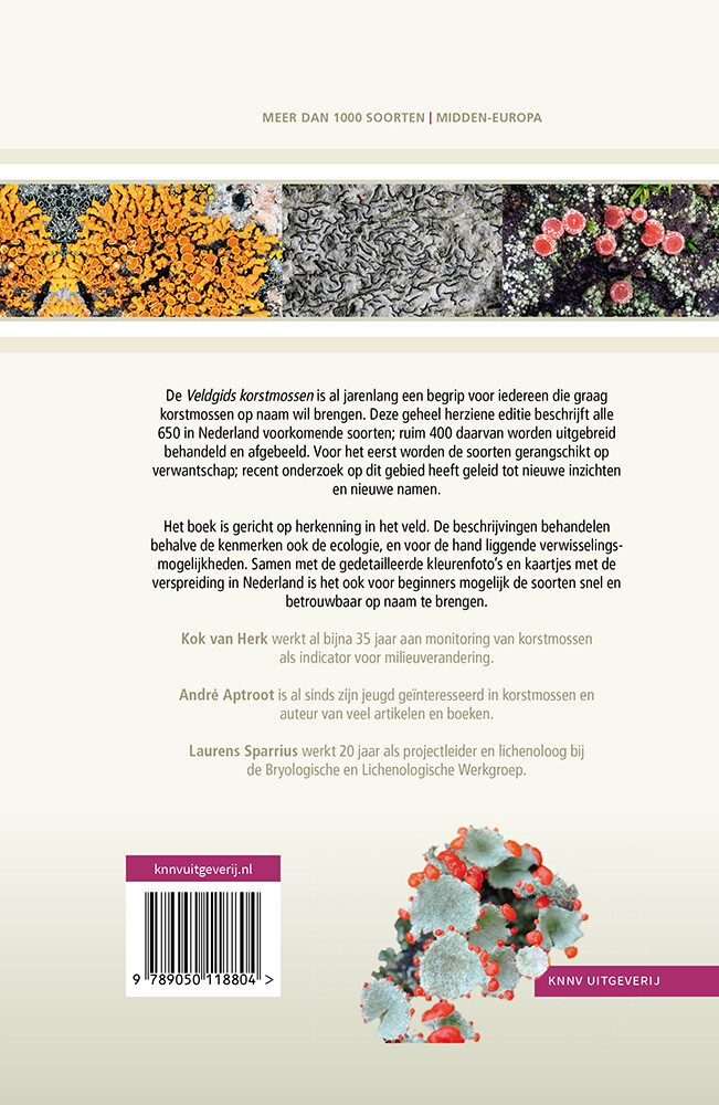 Korstmossen / Veldgids achterkant