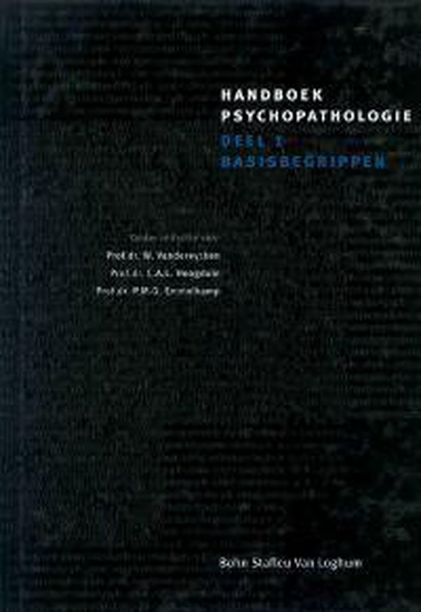 boekenbalie_9789031331918_cover Handboek Psychopathologie 1