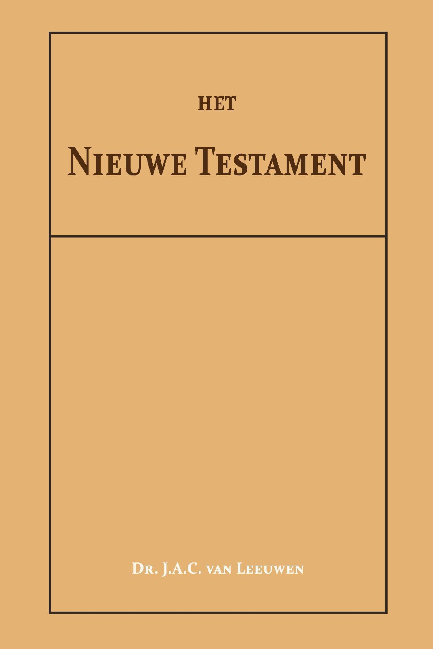Het Nieuwe Testament