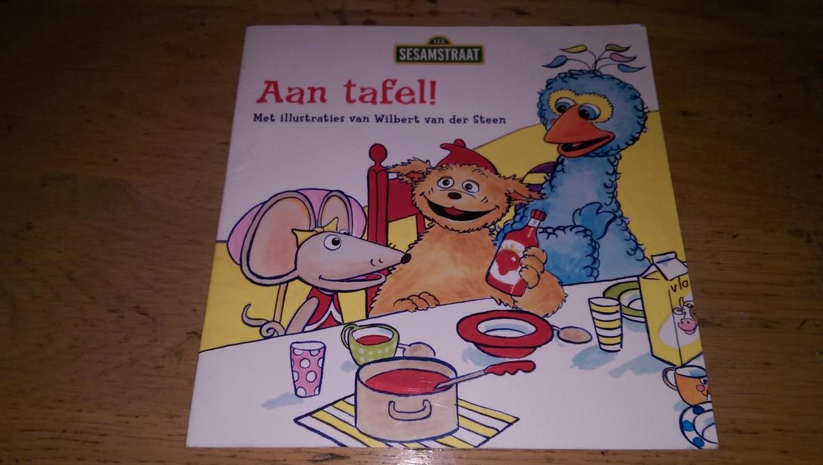 boekenbalie_9789086511679_cover Aan tafel! / Sesamstraat