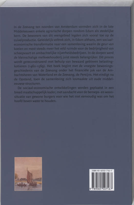Amsterdamse Historische Reeks Grote Serie 30 -   Tot verbeteringe van de neeringe deser Stede achterkant