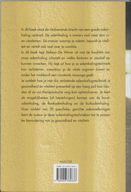 De helende kracht van de ademhaling achterkant