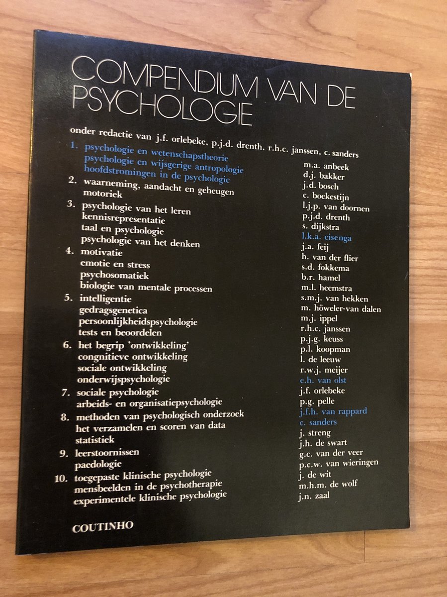 1 Compendium van de psychologie