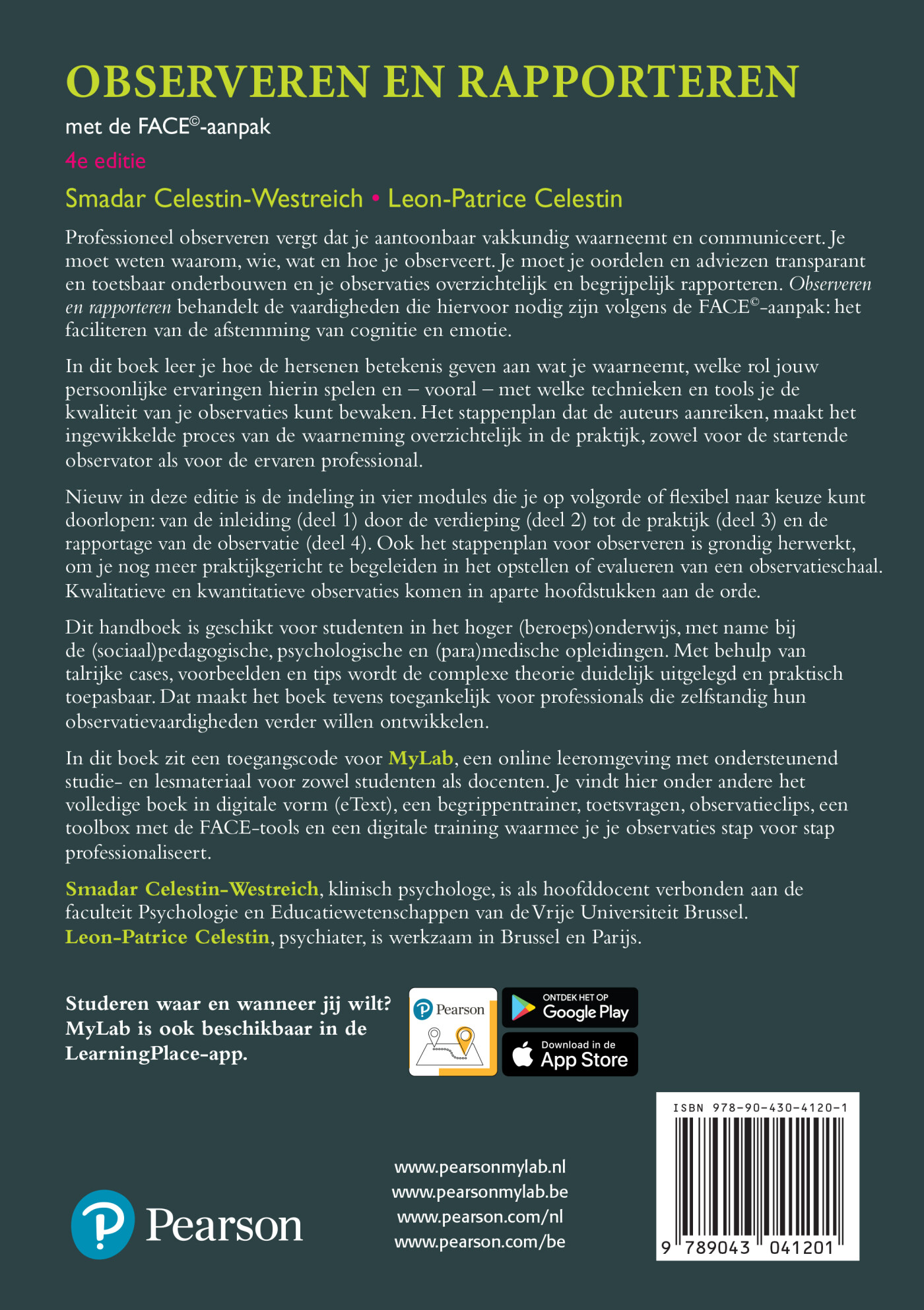 Observeren en rapporteren met de FACE©-aanpak achterkant