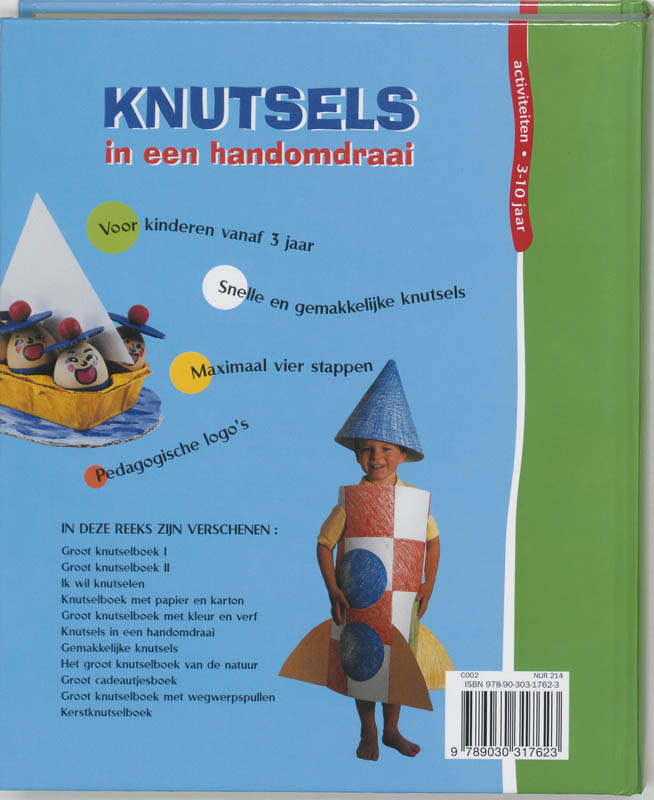 Knutsels in een handomdraai / Knutselboeken achterkant