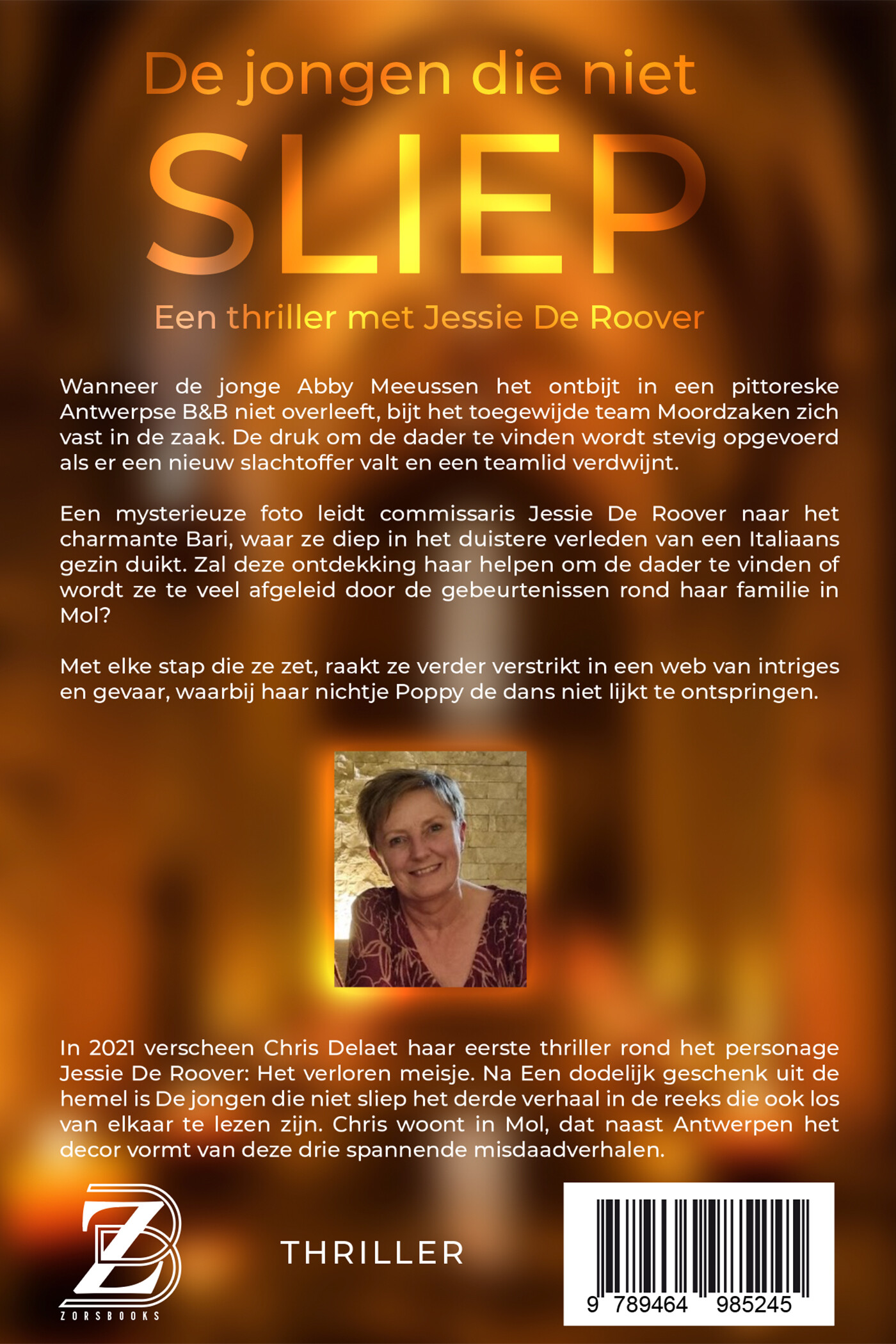 De jongen die niet sliep / Jessie De Roover / 3 achterkant