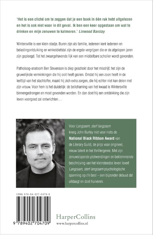 Langzaam, sterf langzaam achterkant