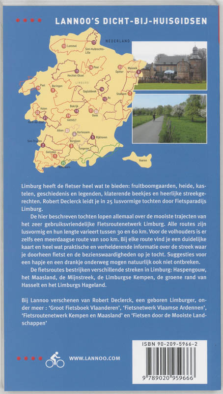 Fietsgids Limburg achterkant