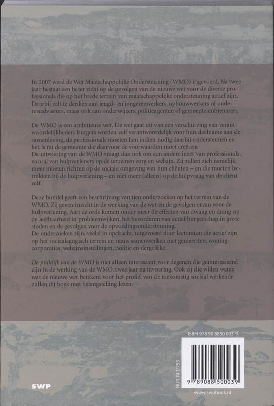 De praktijk van de WMO achterkant