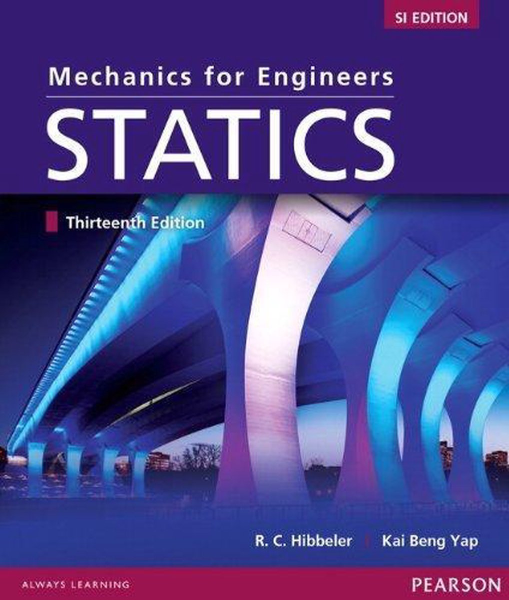 MECHANICS FOR ENGINEERS 13E SI ED STUDY PACK