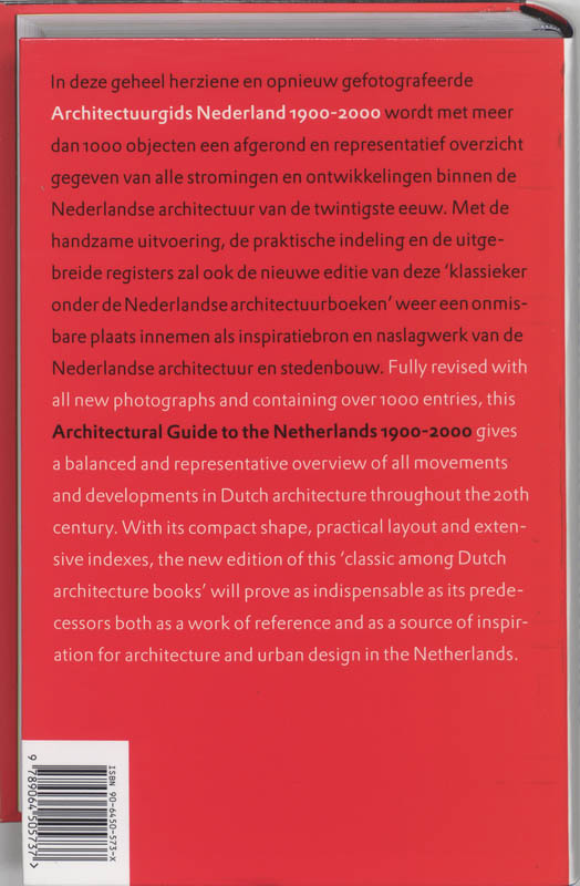 Architectural Guide to the Netherlands 1900-2000 achterkant
