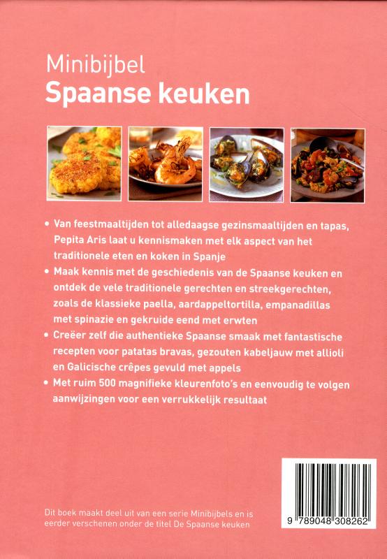 Spaanse keuken / Minibijbel achterkant