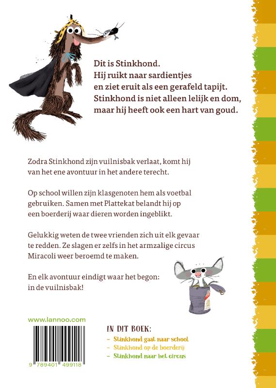 De dikke Stinkhond / Stinkhond achterkant