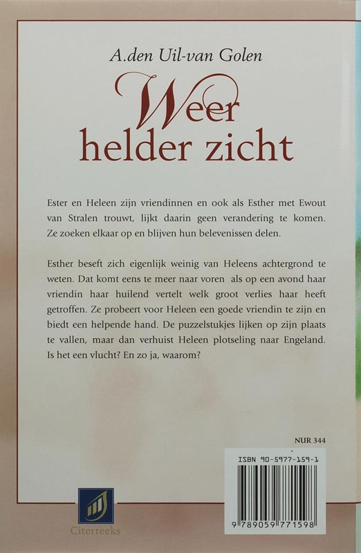 Weer helder zicht Weer helder zicht achterkant